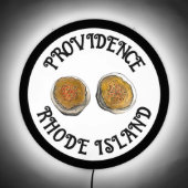 Stuffies Stuffed Clams Providence Rhode Island RI LED Sign (Front)