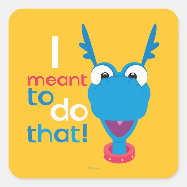 Stuffy - I Meant to do That Square Sticker (Front)