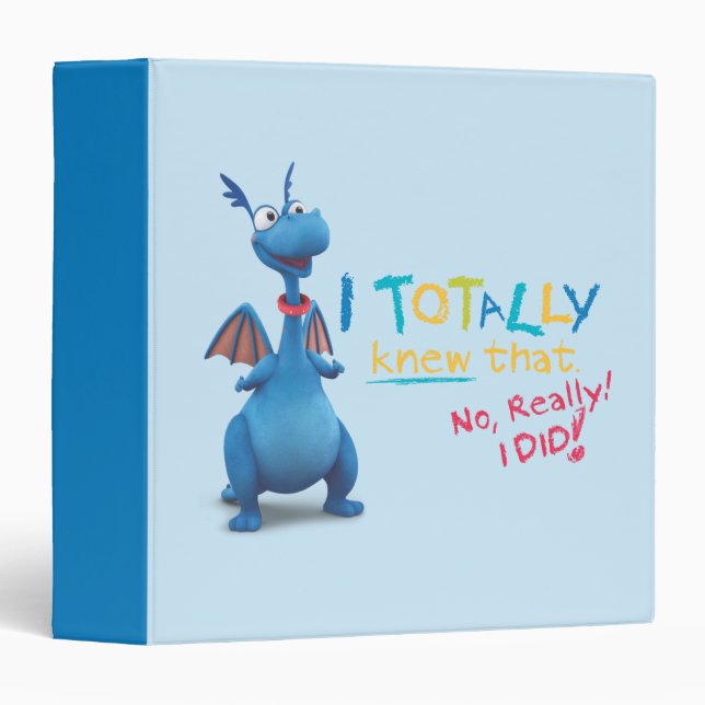 Stuffy - I Totally Knew that 3 Ring Binder (Front/Spine)