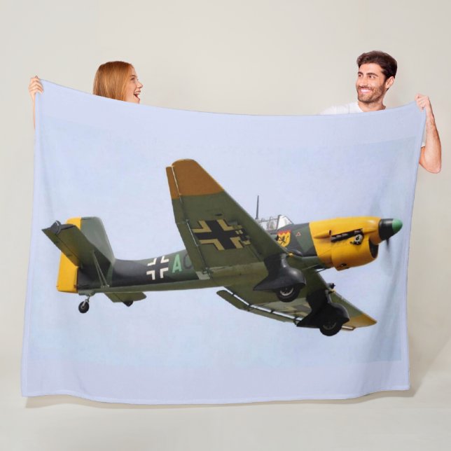 STUKA DIVE BOMBER FLEECE BLANKET (In Situ)