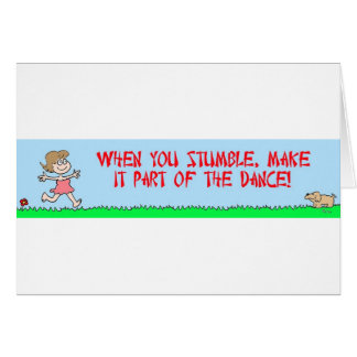 stumble dance cards
