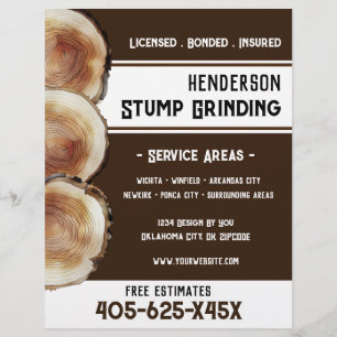 Stump Grinding Flyer
