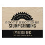 Stump Grinding or Tree Care Marketing Yard Sign