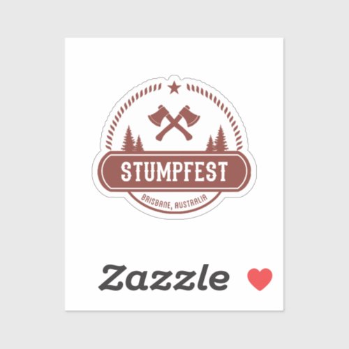 Stumpfest Sticker