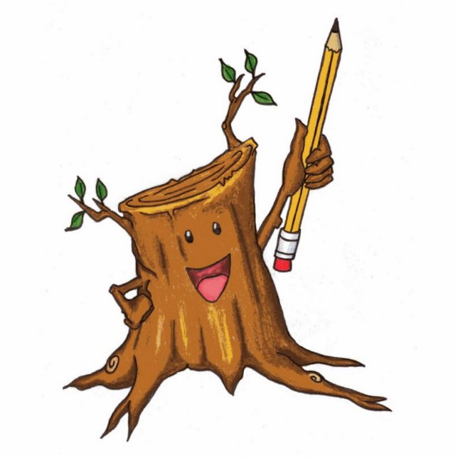 Stumpy Photo Sculpture Statue (Front)