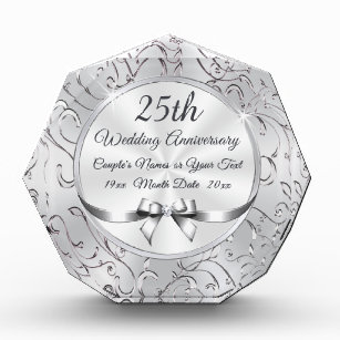 Personalized Parents 25th Anniversary Gifts On Zazzle