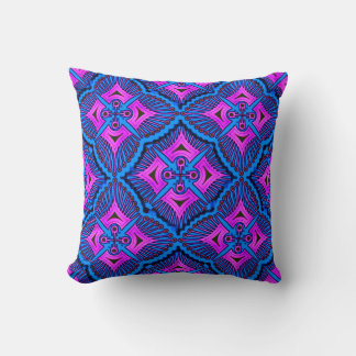 Stunning 3D Colorful Digital Accent Throw Pillow