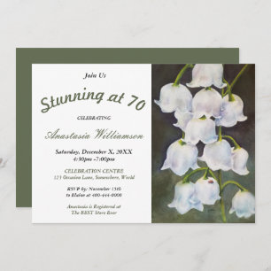 STUNNING 70 PARTY INVITATION