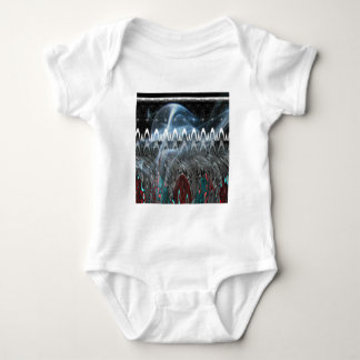 Stunning Abstract Art Print Baby Bodysuit