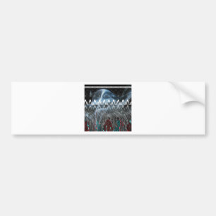 Stunning Abstract Art Print Bumper Sticker