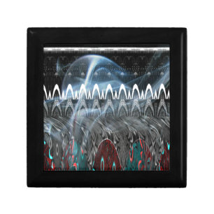 Stunning Abstract Art Print Keepsake Box