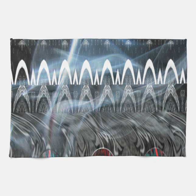 Stunning Abstract Art Print Kitchen Towel (Horizontal)