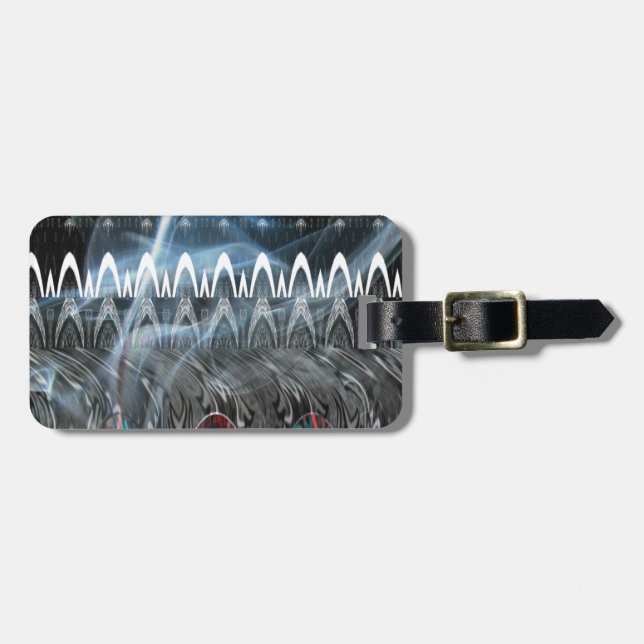 Stunning Abstract Art Print Luggage Tag (Front Horizontal)
