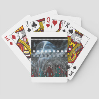 Stunning Abstract Art Print Poker Cards