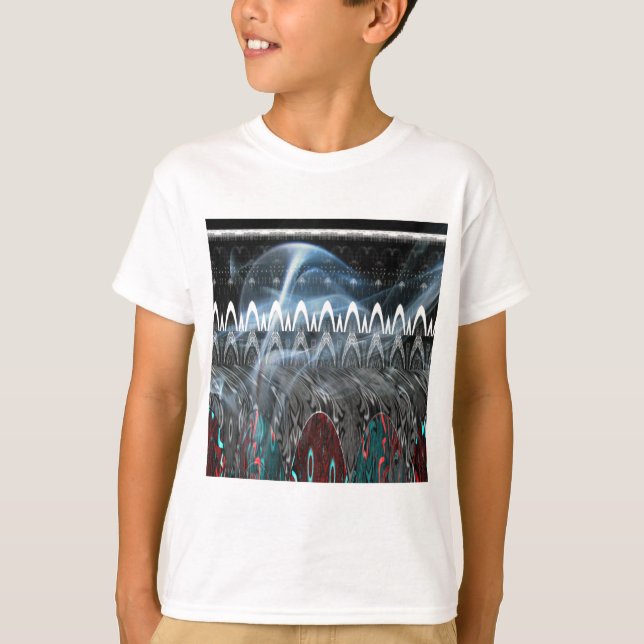 Stunning Abstract Art Print T-Shirt (Front)