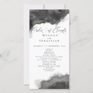 Stunning Abstract Black And Gold Watercolor