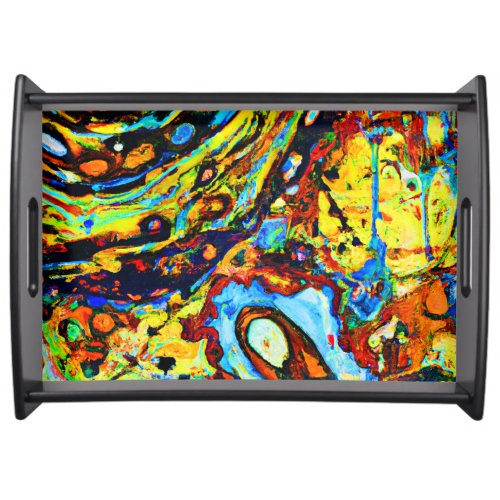 Stunning Abstract Pattern Serving Tray