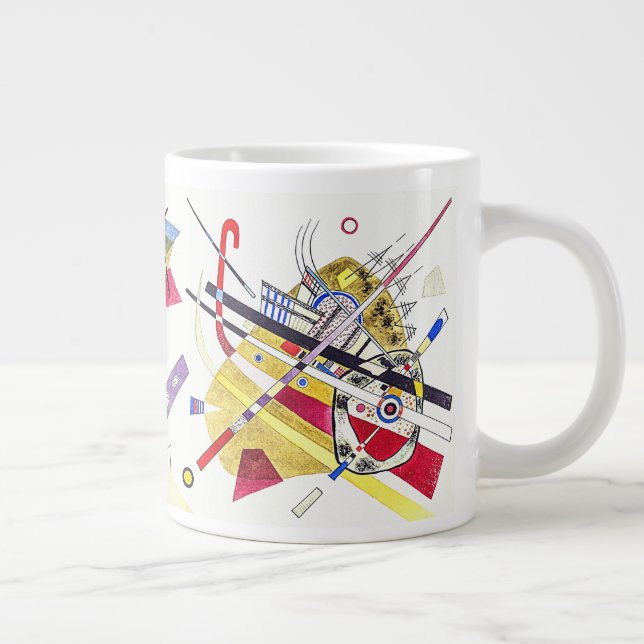 Stunning Abstraction - Wassily Kandinsky Art Giant Coffee Mug (Right)
