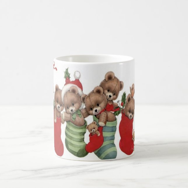 stunning adorable teddy bears coffee mug (Center)