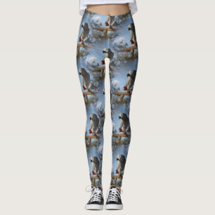 Stunning African Grey Parrot Leggings