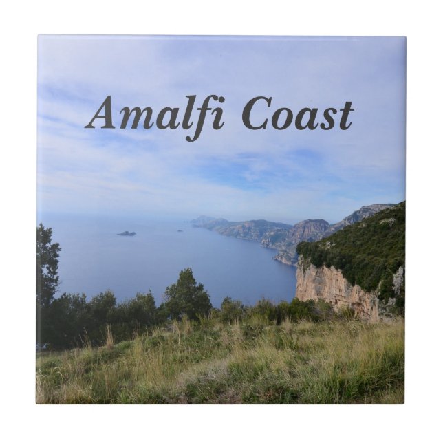 Stunning Amalfi Coast in Italy Ceramic Tile (Front)