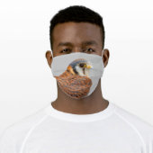 Stunning American Kestrel Sparrowhawk Falcon Adult Cloth Face Mask (Worn)