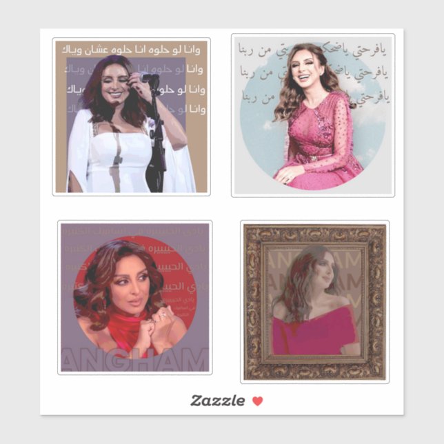 Stunning and beautiful design sticker (Sheet)