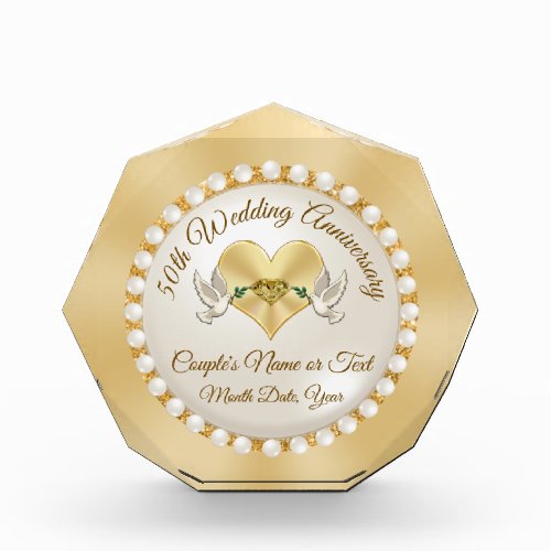 Stunning and Unique 50th Wedding Anniversary Gifts