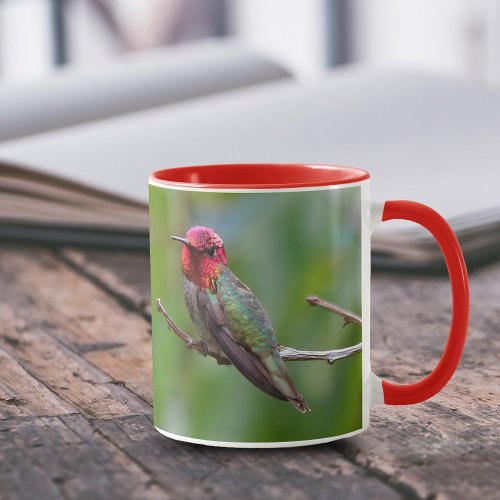 Stunning Annas Hummingbird on Fruit Tree Mug