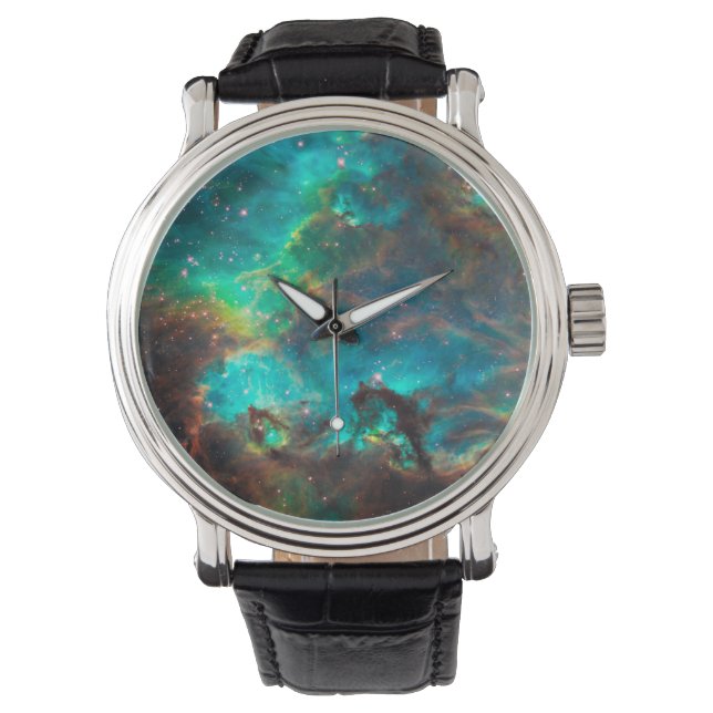 Stunning Aqua Star Cluster Watch (Front)