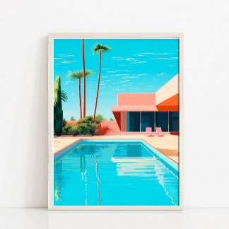 Stunning Architecture Painting, Modern Architectur Poster