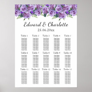 Stunning Array of Floral Wedding  Poster