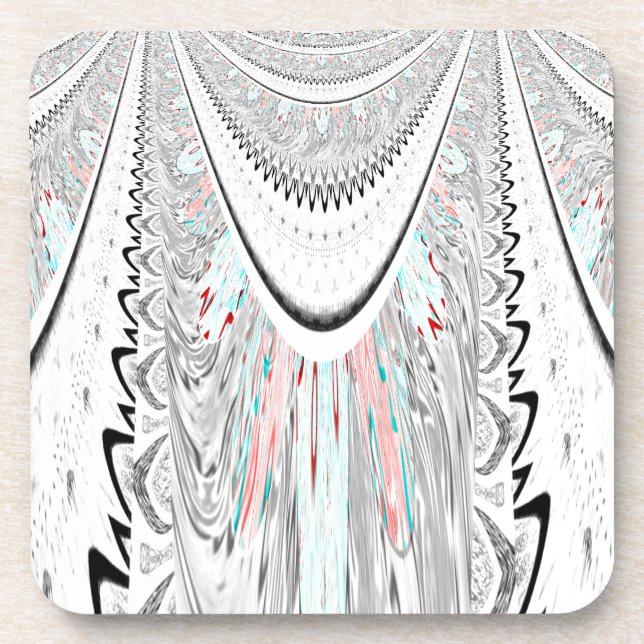 Stunning art. beverage coaster (Front)