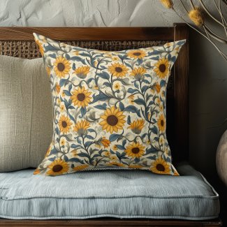 Stunning Art Nouveau Sunflower