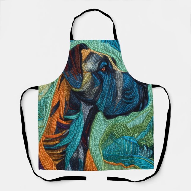 Stunning artistic Great Dane  Apron (Front)