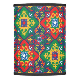 Stunning 💚❤️💛 Azulejos square Lamp Shade