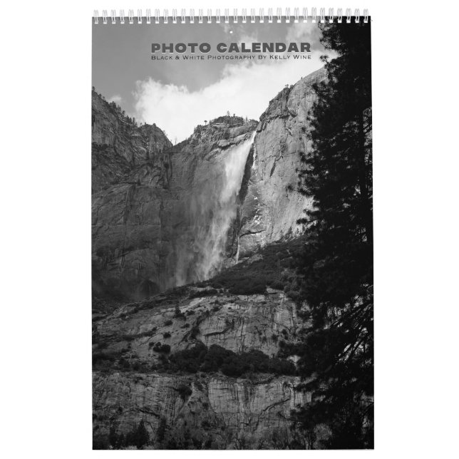 Stunning B&W Photography Calendar - Kelly Wine (Cover)