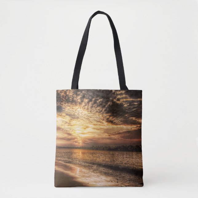 Stunning Beach Sunrise Tote Bag (Front)