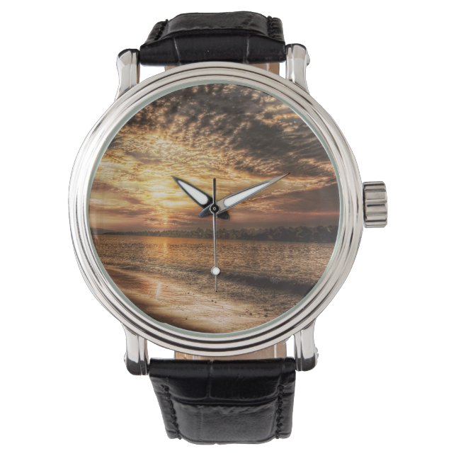 Stunning Beach Sunrise Watch (Front)