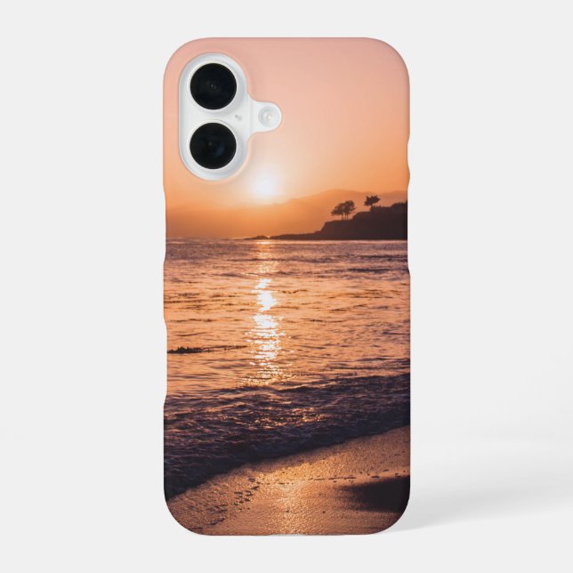 Stunning Beach Sunset Iphone Case (Back)