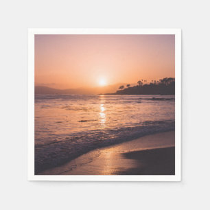 Stunning Beach Sunset Napkins