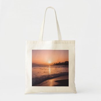 Stunning Beach Sunset Tote Bag by beachcafe at Zazzle