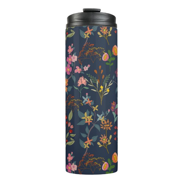 Stunning ,Beautiful Colorful wildflower Thermal Tumbler (Front)