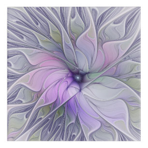 Stunning Beauty Modern Abstract Fractal Art Flower