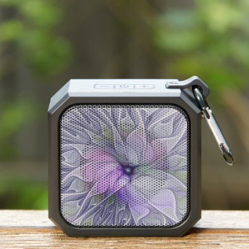 Stunning Beauty Modern Abstract Fractal Art Flower Bluetooth Speaker