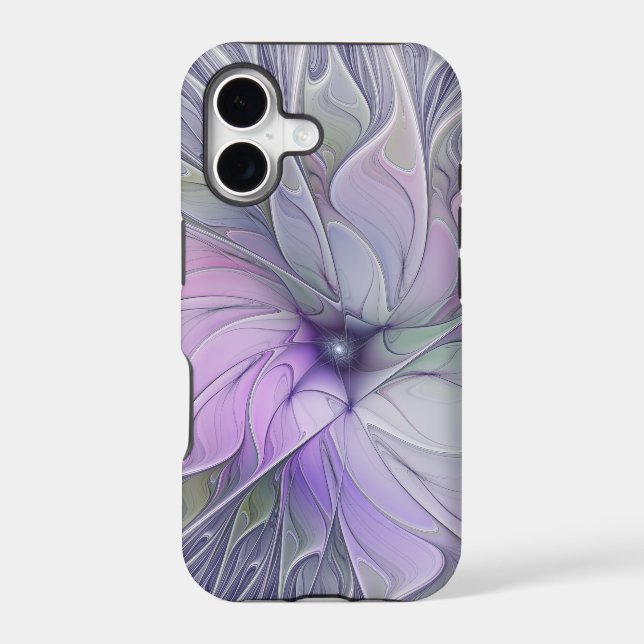 Stunning Beauty Modern Abstract Fractal Art Flower Case-Mate iPhone Case (Back)