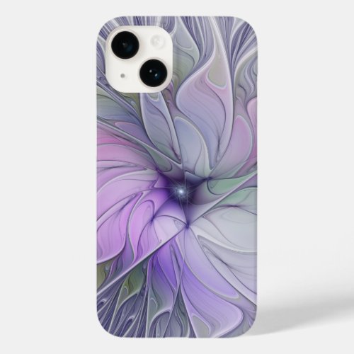 Stunning Beauty Modern Abstract Fractal Art Flower Case_Mate iPhone 14 Case