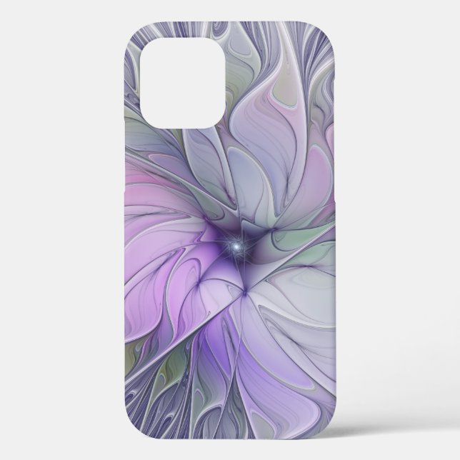 Stunning Beauty Modern Abstract Fractal Art Flower Case-Mate iPhone Case (Back)