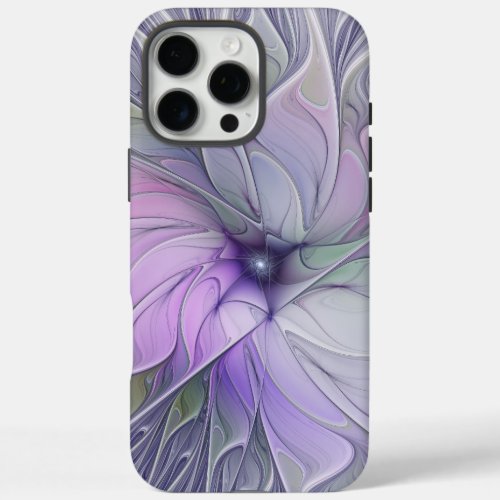 Stunning Beauty Modern Abstract Fractal Art Flower iPhone 16 Pro Max Case