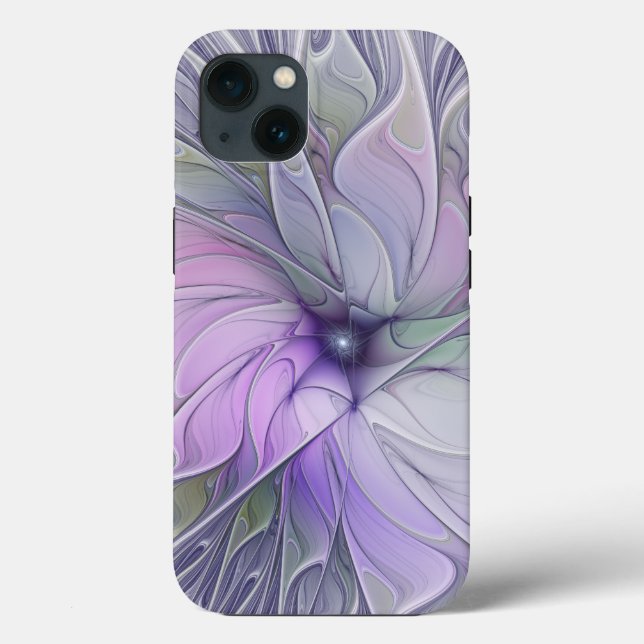Stunning Beauty Modern Abstract Fractal Art Flower Case-Mate iPhone Case (Back)